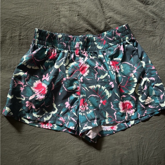 adidas Pants - Adidas Women's Floral Print Shorts - M